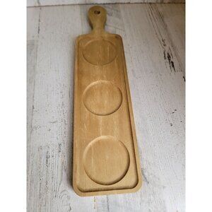 Hallmark wooden condiment tray Xmas kitchen accessory